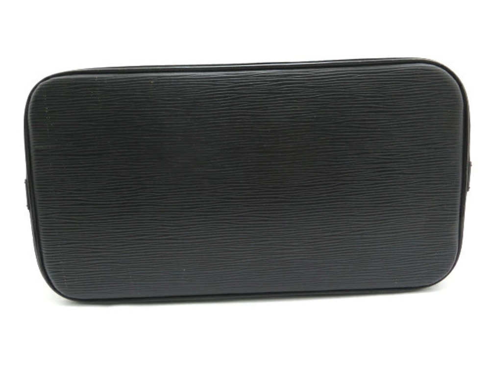 Louis Vuitton Noir Epi Handbag Alma Black